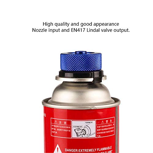 Adaptateur De Bidon De Gaz Hamans – Passez De La Cartouche Filetée Au Réchaud – Alu Et Cuivre