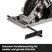 Einhell Akku-Mini-Handkreissäge TE-CS 18/89 Li - Solo Power X-Change (Lithium-Ionen, werkzeuglose Einstellung d. Schnitttiefe, hochwertiger Sägetisch, ohne Akku und Ladegerät) – Ansicht 7