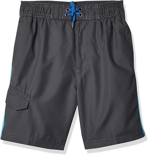 Image of Kanu Surf Boys' Toddler Troy Stripe Swim Trunks