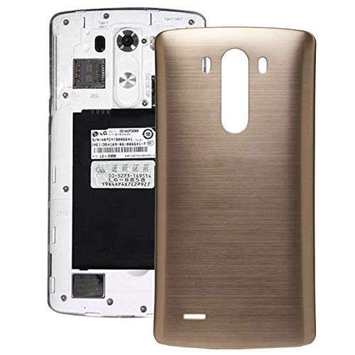 xiaowandou Reparar para su teléfono Tapa Trasera con NFC para LG G3 Accesorio a renovación (Color : Gold)