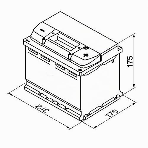 Batterie Autodem Autodem AD08 12V 60Ah 510A