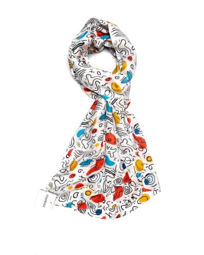 Image of bratkrok WOMEN'S STYLISH FLORAL PRINTED RAYON SCARF /SCARVES /STOLE FOR SUMMERS
