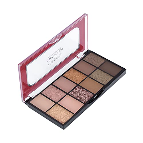 MARS 12 Shades Dance of Joy Eyeshadow Palette | Highly Pigmented and Blendable | Multicolor | Matte and Shimmer Finish (13.2g) (Shade-02) - Image 7