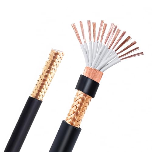 Câble blindé 16 conducteurs en cuivre pur sans oxygène à faible excentricité 18AWG 30FT