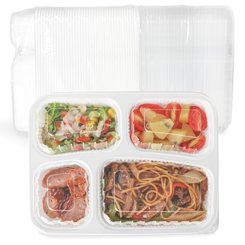 YANGRUI Meal Prep Containers 40 Pack 34 oz - Shrink-Wrapped No Pre-Wash