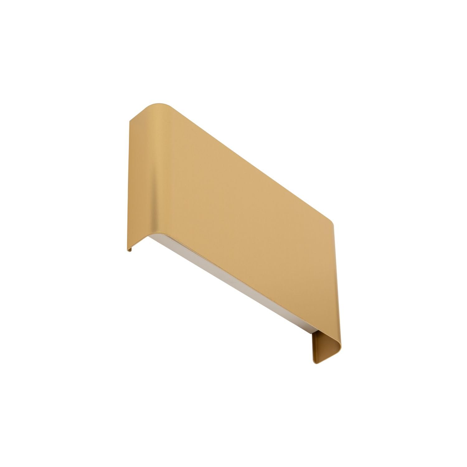 Lampada da parete per interni, applique oro, luce up-down, scala, L:25 cm, G9, 2 luci, piatta, angolare, corridoio, soggiorno, applique camera da letto