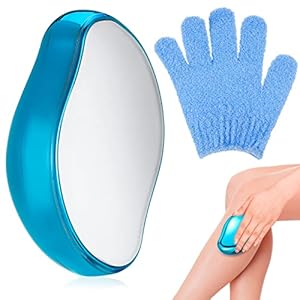Nano Haarentferner, Haarentfernung Ohne Rasieren, Schmerzen & Schneiden, Crystal Haarentferner mit 1 Dusche Handschuh…