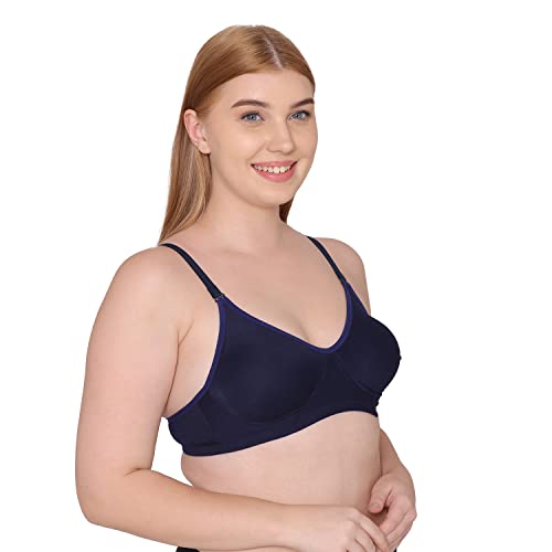 Image of Tweens - Non Padded Cotton Rich Bra - Concealer Side Shaper - Cotton Rich Fabric - Full Coverage, Multiway Straps, Wirefree, Seamless T-Shirt Bra