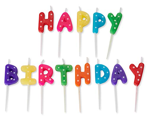 Image of Papyrus Birthday Candles, Happy Birthday Toothpicks (13-Count)