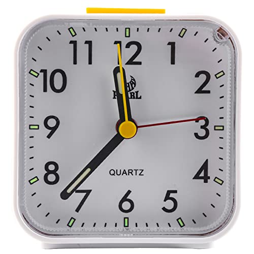 Zorara Réveil Matin, Réveils Analogiques à Quartz Numérique 3D, Petite Réveil De Voyage Silencieux sans Tic-Tac, Réveil Lumineux Idéal pour Famille/Bureau Cover