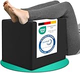 ELONEO Bandscheibenwürfel, Stufenlagerungswürfel zur Stufenlagerung, Stufenbett mit Bezug, Fitness Würfel, Schaumstoff, 40 x 50 x 50 cm