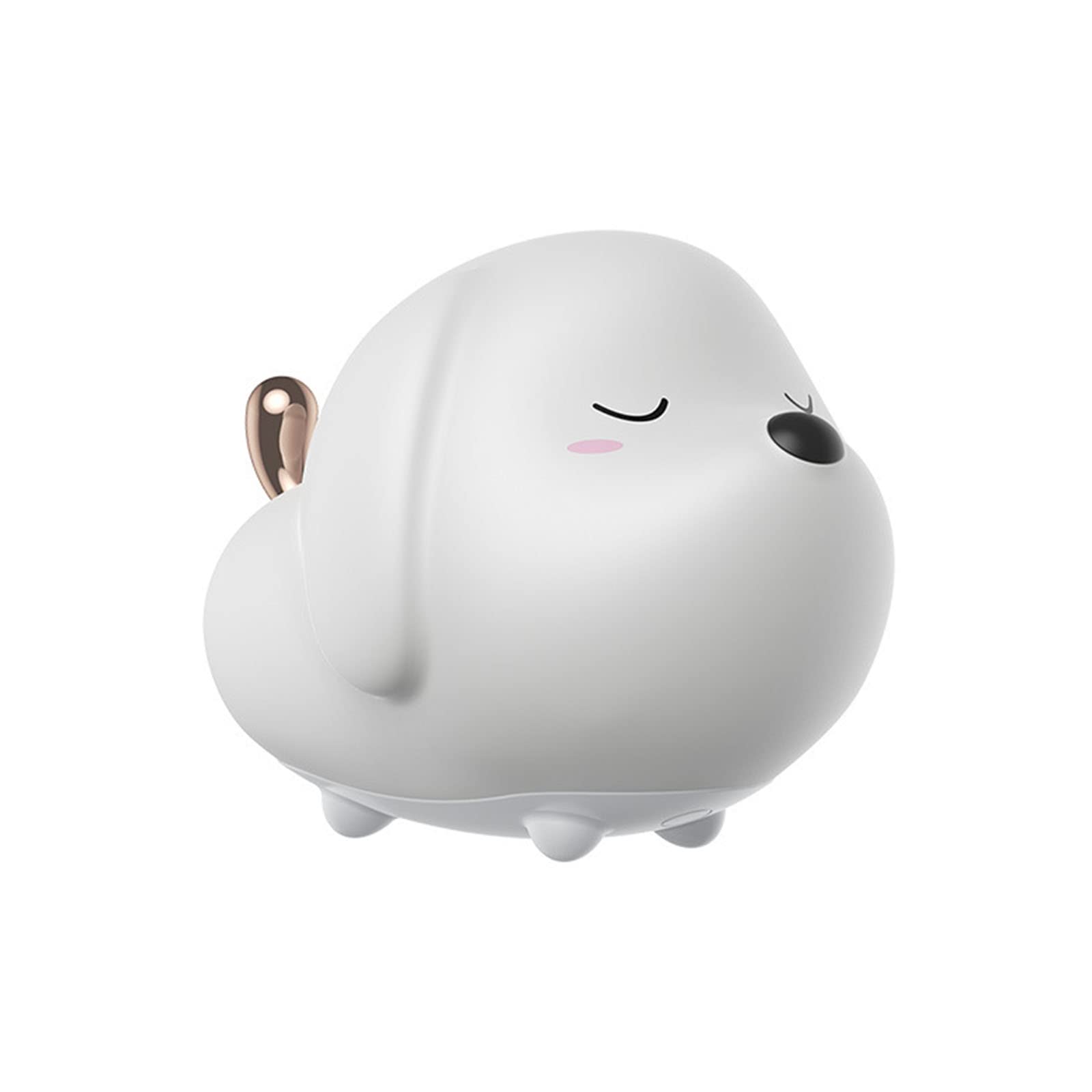 Veilleuse LED De Dessin Animé, Lampe D'ambiance pour Enfants Rechargeable par USB À Intensité Variable en Silicone Doux pour Le Décor De Lampe De Chevet De Cadeau d'anniversaire,A