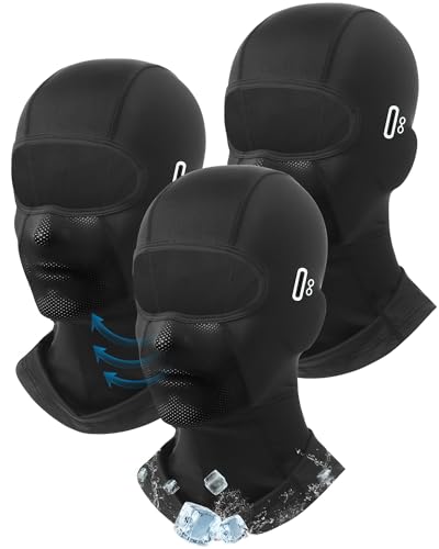 Balaclava Face Mask with Glasses Holes for Men Women Summer Cooling Shiesty Mask Sun UV Protection for Motorcycle Work Ski