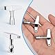 4st Trommelschlüssel, Drum Tuner Trommelschlüssel Sonor Drum Key mit Ergonomischem Griff für Akustische und Elektronische Trommeln Metal Hardware Key Tool (Quadrilateral)