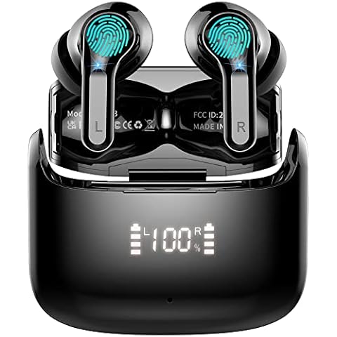 Bluetooth Kopfhörer, Kopfhörer Kabellos Bluetooth 5.3 In Ear Kopfhörer Cover