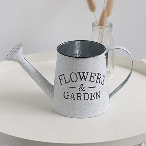FAVOMOTO Vaso de Flores de Metal Vintage Shabby Chic Regador Vaso Vaso de Flores Rústicas Suporte de