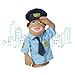 Melissa & Doug Police Officer Puppet (Cyrus ‘Cy’ Wren) with Detachable Wooden Rod