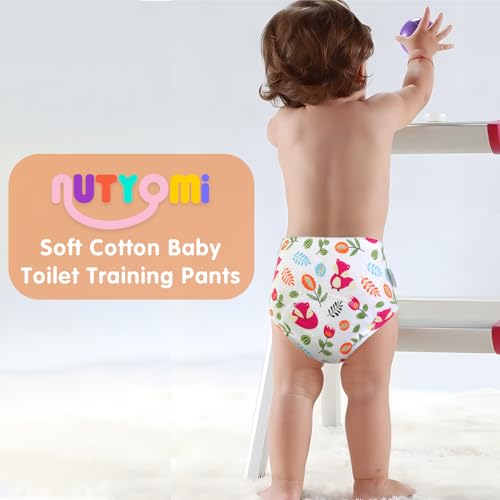 image for Nutyomi Baby Cotton Training Pants 6 Packs Toilet Training Underpants 