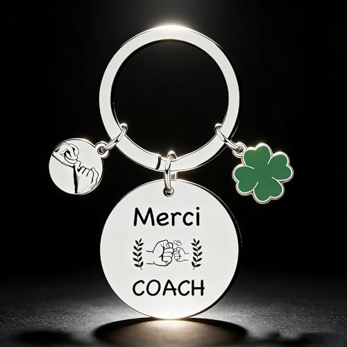 Porte-clés Personnalisé pour Coach,Cadeau pour Coach Sportif Porte-clés Coach foot cadeaux coachs sportif Homme Femme cadeau – vue 2