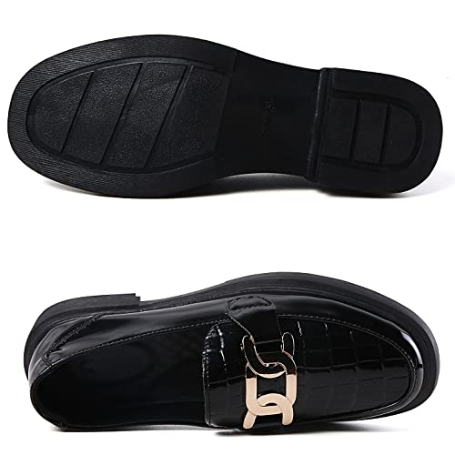 Image of VOCNTVY Loafers for Women Slip On Comfort Business Work Shoes