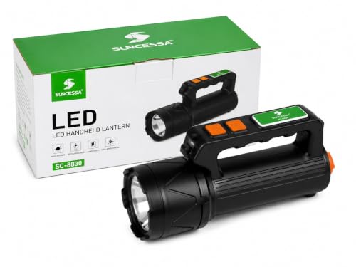 Image of PARABRAHMA M995 (Rechargeable LED SEARCHLIGHT) Multifunctional Zoomable 5 Modes,400W,1200mAh 12 hrs Torch Emergency Light (Black) (SC-8830)
