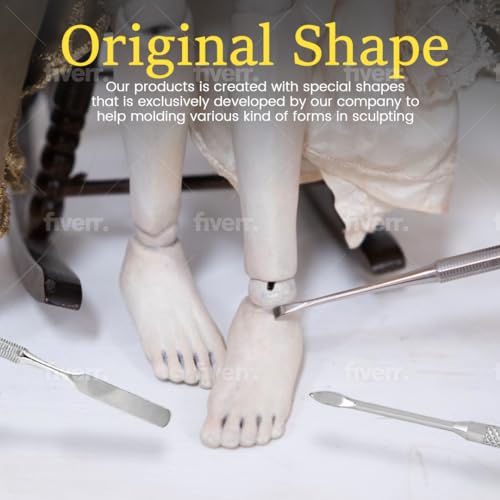 Depes DS Clay Sculpting Tools (Japanese Famous Artist Developed) Resin Modeling Kit Carving Silicone Polimer thumb #6