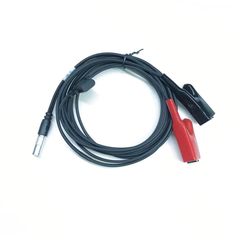 GEV71 Power Cable for Total Station OR GNSS GPS 12VDC CAR Battery 5PIN/F Alligator Clips