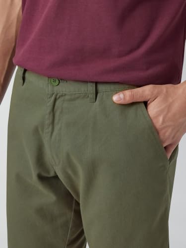 Image of XYXX Men's Element Chino Shorts | Solid Straight Fit | 100% Cotton with Dual Pockets & Plus Sizes
