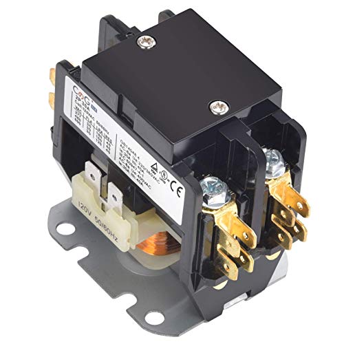 CGele 2 Pole Air Conditioner Contactor 30 Amp 120V Coil,Condenser Contactor Compressor Contactor…