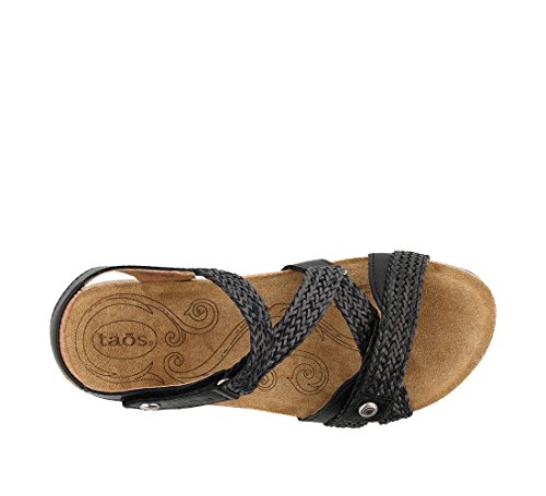 Taos Footwear Women's Trulie Black Sandal 8-8.5 M Us #TOP4
