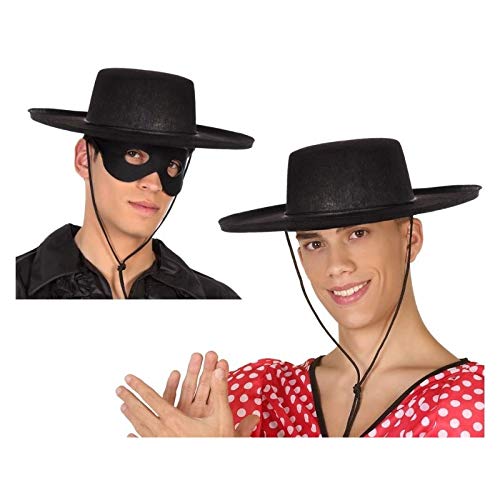 Atosa-59023 Sombrero Cordobés, Color negro, única (59023