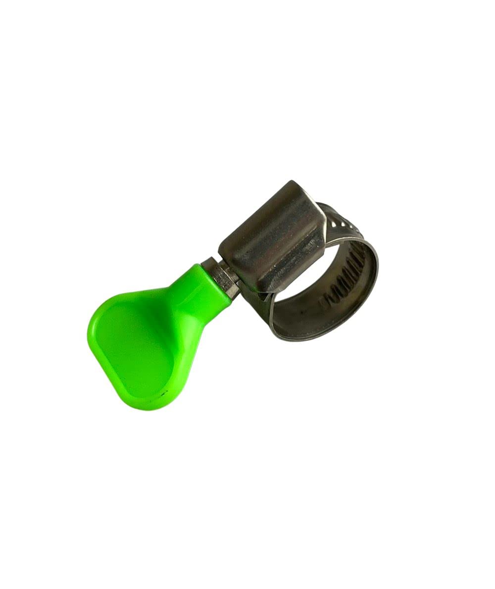 Boltza Green Boltza® Thumb Screw/Wing Hose Pipe Clip Jubilee Clamp 12-20Mm (12Mm Bw) X10