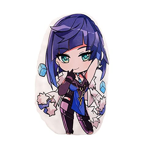 Gooyeh Anime Jeu Jouets en peluche Poupée Yelan/Yanfei/Yoimiya/Shenhe/Rosaria/Poisson/Sayu Mignon Dessin animé Doux Canapé Décoration Coussin Home Ornement Poupée en peluche
