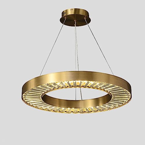 Lustre en verre de cristal d'art moderne haut de gamme pour salon chic 40cm