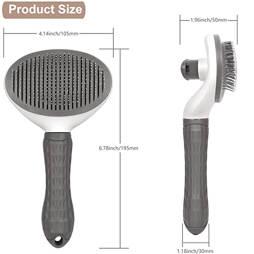 MCSWSEE Haarbürste für Haustiere, Bürste für Hunde und Katzen, Haarbürste für Katzen, Hunde, Kaninchen und kleine Tiere – Bild 3