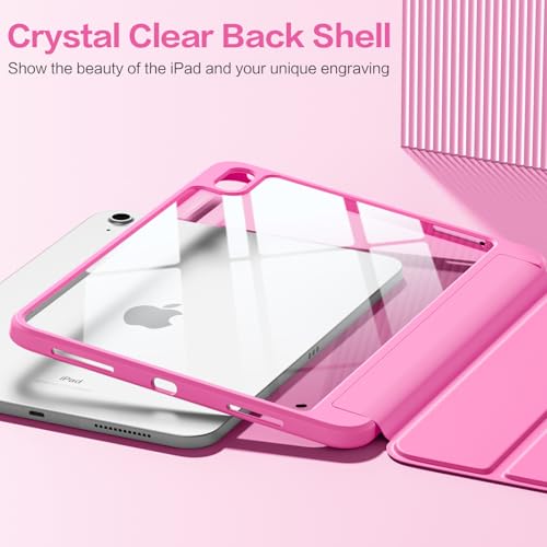 Image of Wenlaty Compatible with iPad (A16) 11th Generation Case 11 Inch 2025, for iPad 10th Generation Case 10.9 Inch 2022 with Pencil Holder, Trifold Stand Protective Cover, Auto Wake /Sleep, Peach