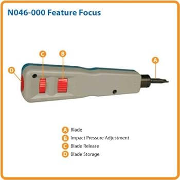 N汰 Amazon.com: Tripp Lite 110/66 Punch Down Installation Tool
