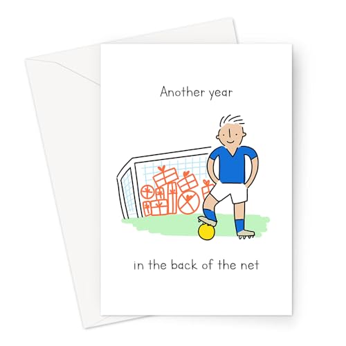 LEMON LOCO Funny Soccer Birthday Cards For Him | Soccer