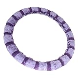 Ciieeo 38cm Plüsch Lenkradbezug Winter Lenkradschutz Universalgröße Weich Fusselfrei für Auto