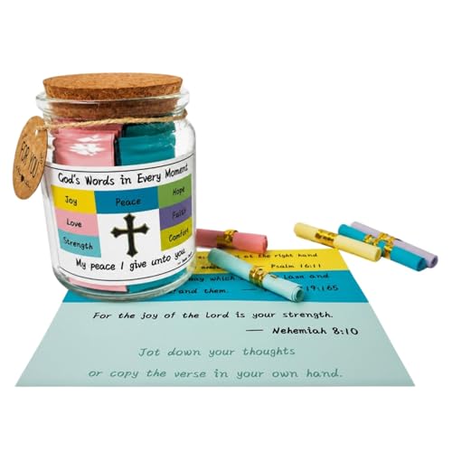 Bible Verse Jar for Women – Large Print & Writeable