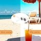 Sikweny Sonnenbrille Baby Sonnenbrille Kinder Babysonnenbrille mit Druckknopfverschluss und Aufbewahrungstasche Baby Sunglasses Verstellbar UV Schutz für Strand Bergsteigen Camping (Weiß)