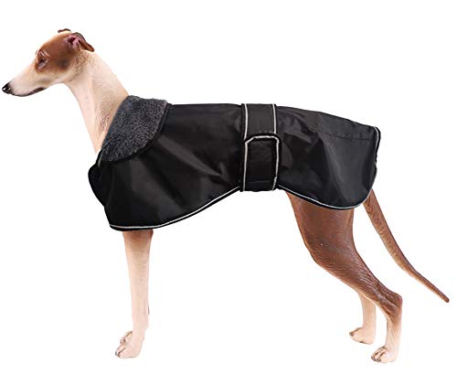Morezi Chaqueta Impermeable para Perro, Abrigo de Invierno para Perro con Forro Polar cálido, Ropa para Perro al Aire Libre con Bandas Ajustables para Perro Mediano, Grande