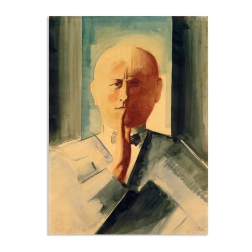 Poster Oskar Schlemmer avec cadre pour habiller un mur de salon vide