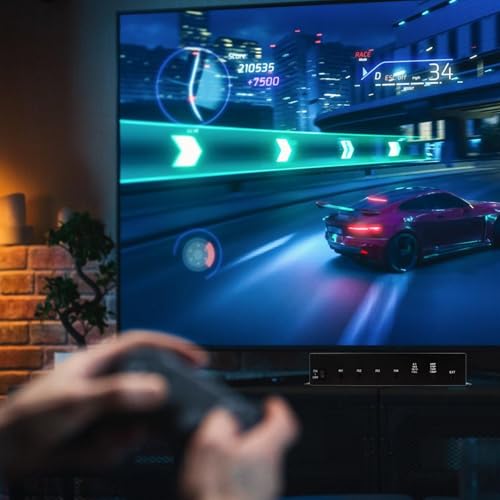 Convertisseur 4 entrées 3 sorties 1080p pour une diffusion fluide
