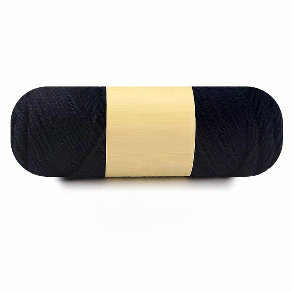 Gomitoli Di Lana 100 G/Set Medio Cotone Cotone Crochet Filato Anti-Pilling Di Alta Qualità Filettatura A Maglia Handmade Per Cardigan Sciarpa Cappello Maglione Bambola-16 Blu Navy._8Pcs.