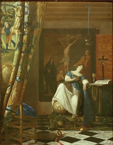 Imagen lienzo Jan Vermeer obra barroca para decorar paredes grandes