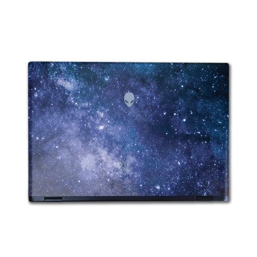 Image of Laptop Skin Compatible with Alienware M16 R2 (2024) - Blue Stars - Premium 3M Vinyl Protective Wrap Decal Cover - Easy to Apply | Crafted in The USA by MightySkins