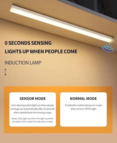 Kit de 4 tiras LED con sensor de movimiento luz cálida miniatura 6