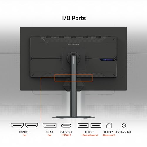 Image of GIGABYTE - M27Q2-27 inch SS IPS Gaming Monitor - QHD 2560x1440-200Hz /OC 210Hz - 1ms GTG - AMD FreeSync Premium, G-SYNC Compatible - Type-C KVM - HDMI, DP, Type-C - Height and Tilt Adjustable - Black