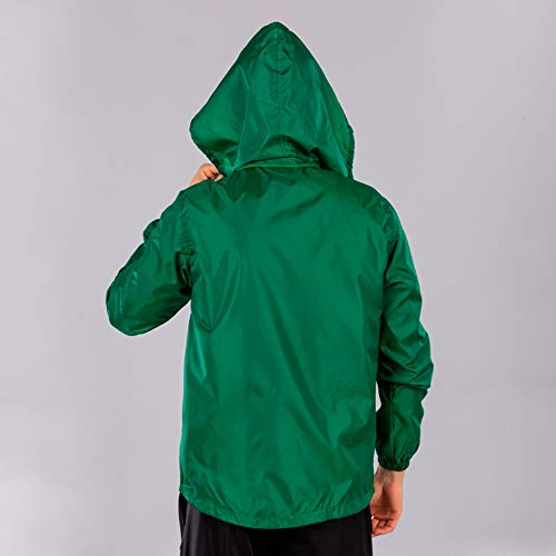 Joma Wasserdichte Regenjacke mit Kapuze, 6XS - 3XL - Windjacke mit Seitentaschen und Elastischen Bündchen - Iris